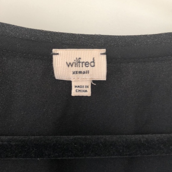 Aritzia black surplice blouse - Picture 3 of 5